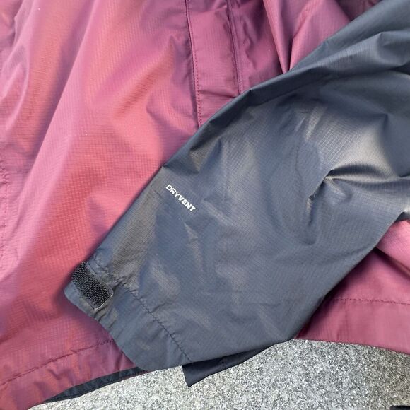 The North Face Venture 2 Jacket Mens Medium Maroon DryVent Rain Coat Hiking - Picture 6 of 7